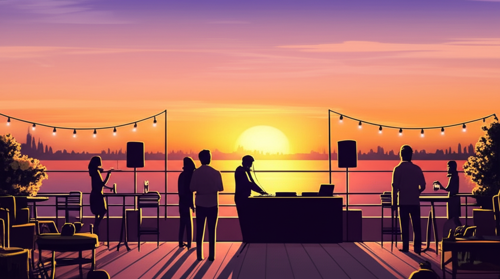 Rooftop Sunset Weekend